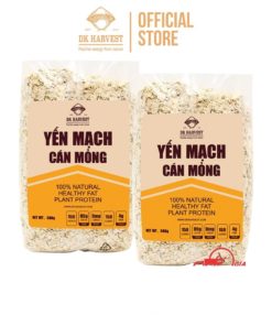 Yến Mạch Cán Mỏng DK Harvest - Phù hợp Ngâm Qua Đêm ( Overnight Oat)